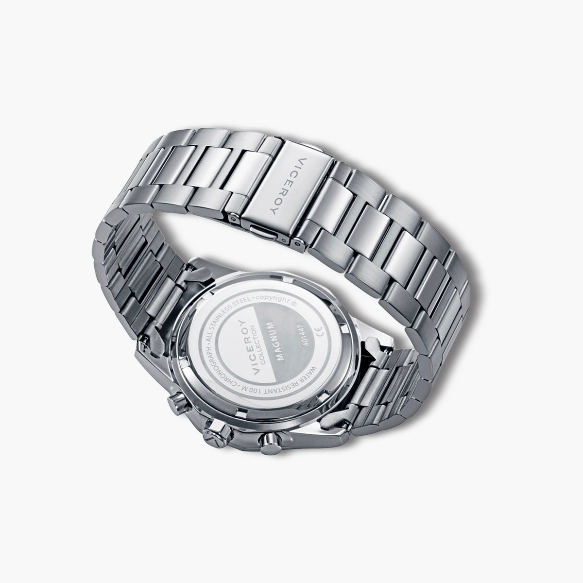 Reloj Viceroy Magnum 401447-35 cronógrafo acero esfera azul