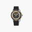 Reloj Viceroy Nexus 401501-57 acero bicolor correa negra esfera negra y amarilla