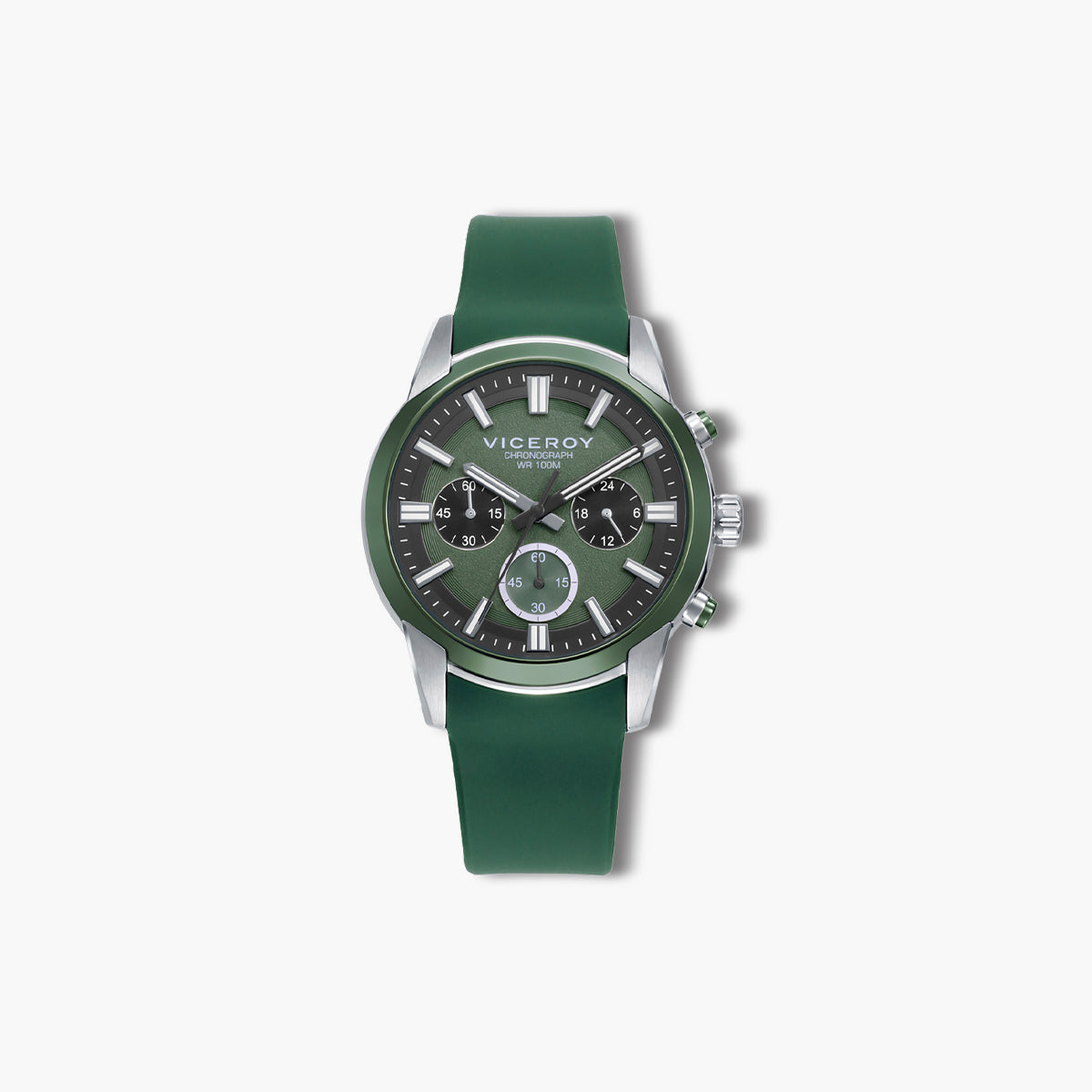 Reloj Viceroy Nexus 401505-67 acero bicolor correa y esfera verde