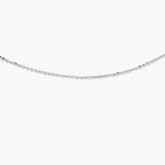 Cadena de plata 1ª ley 45 cm