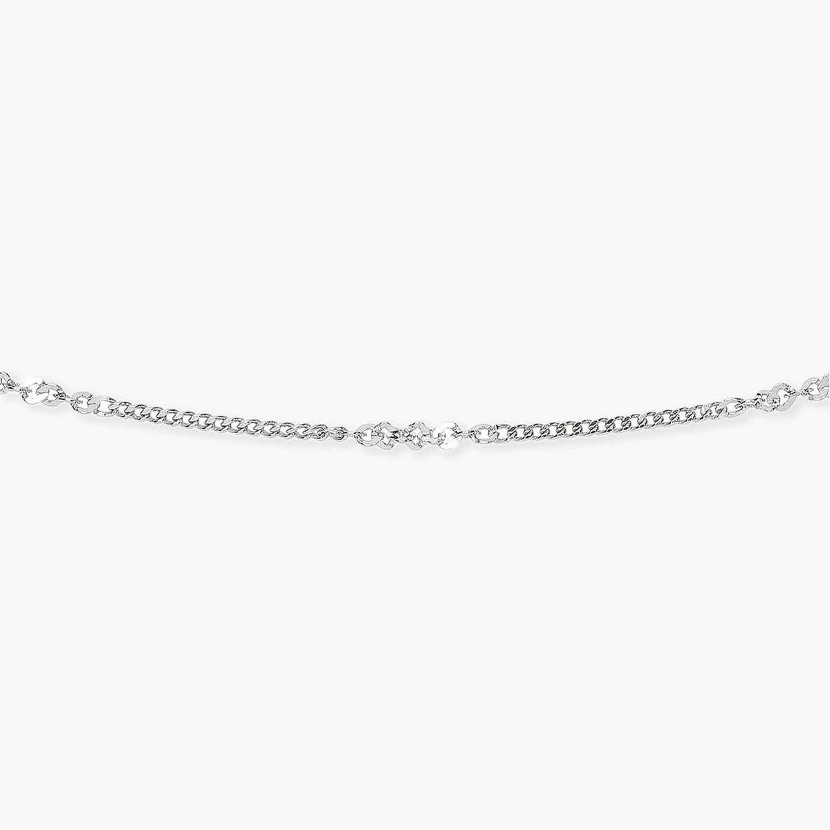 Cadena de plata 1ª ley 45 cm