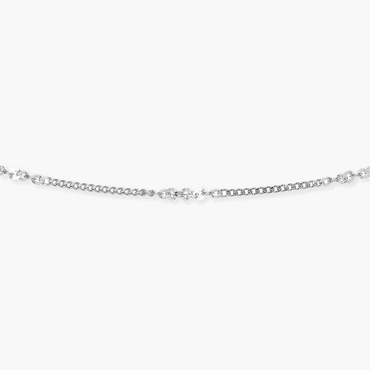 Cadena de plata 1ª ley 45 cm