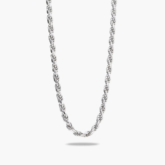 Gargantilla de plata 1ª ley 50 cm cordón 