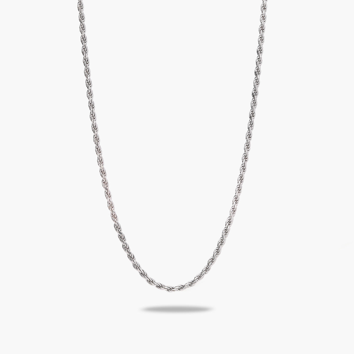 Gargantilla de plata 1ª ley 50 cm cordón 