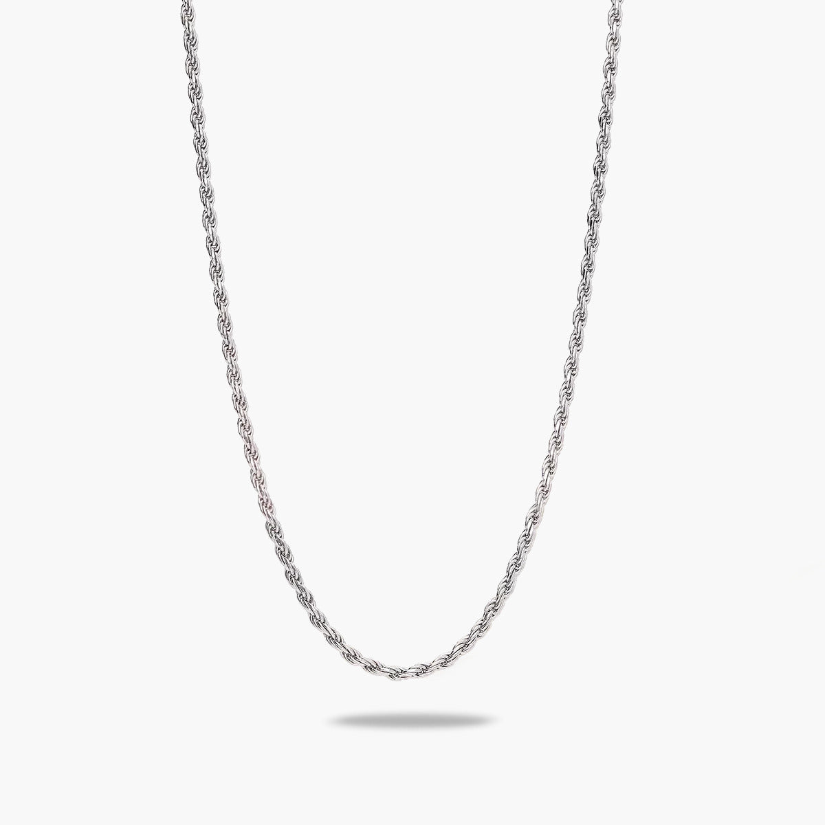 Gargantilla de plata 1ª ley 50 cm cordón 