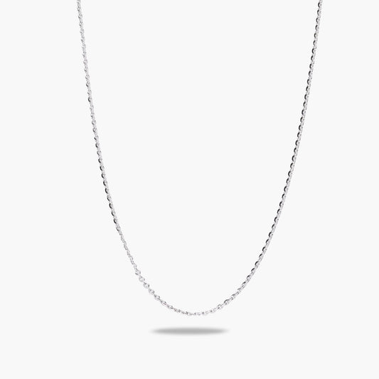Cadena de plata 1ª ley 60 cm