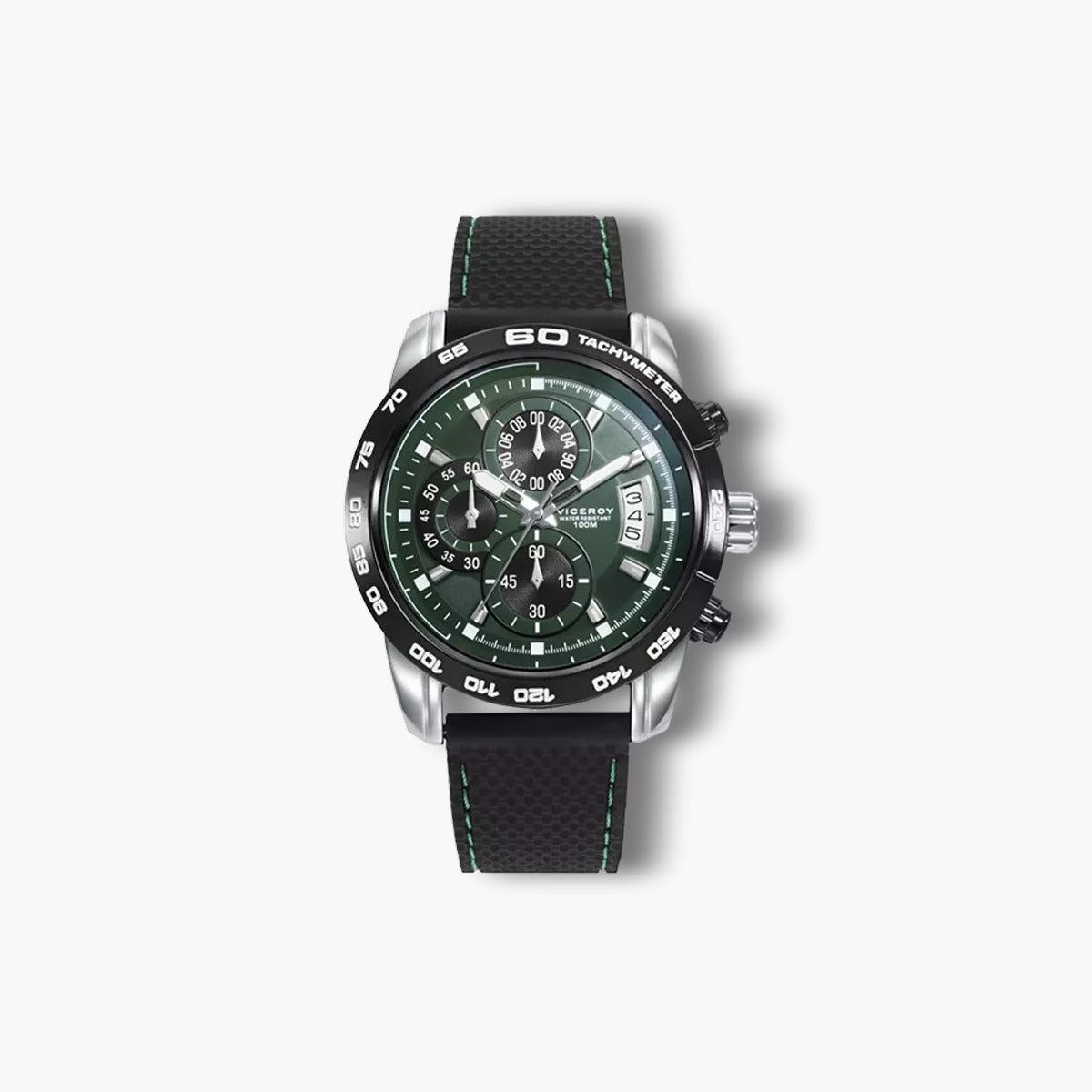 Reloj Viceroy Heat 40421-67 cronógrafo negro y verde