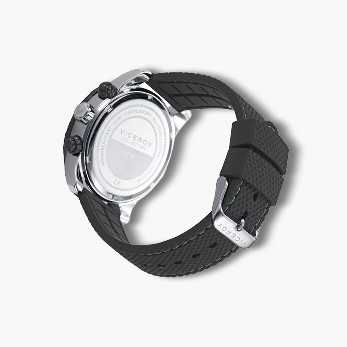 Reloj Viceroy Heat 40421-67 cronógrafo negro y verde