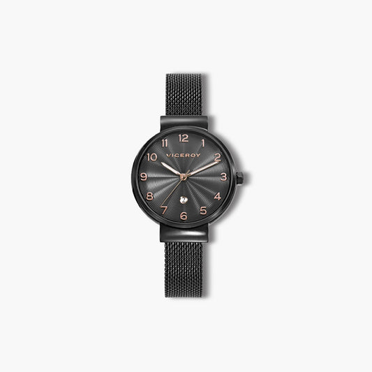 Reloj Viceroy Kiss 41150-15 acero esfera negra