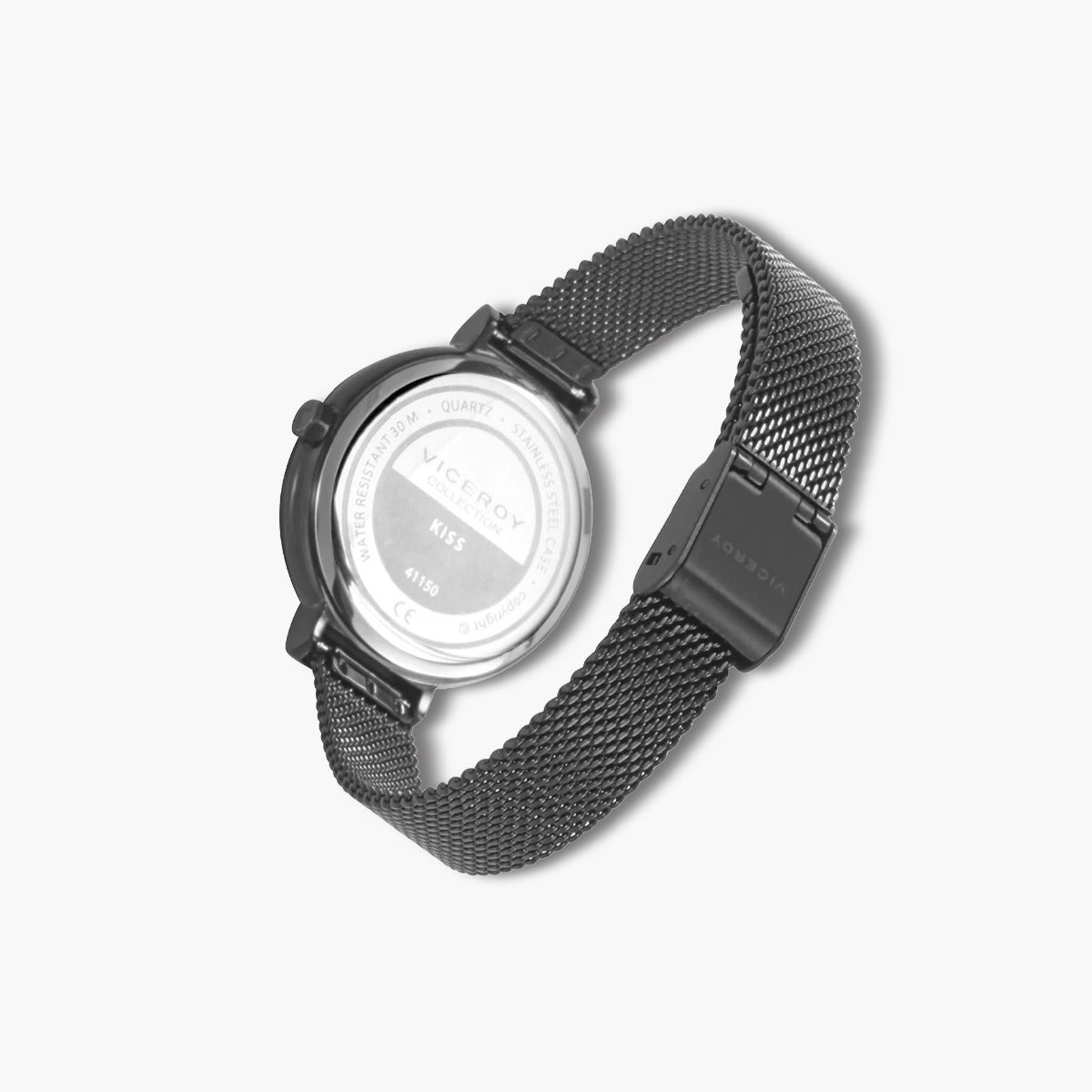 Reloj Viceroy Kiss 41150-15 acero esfera negra