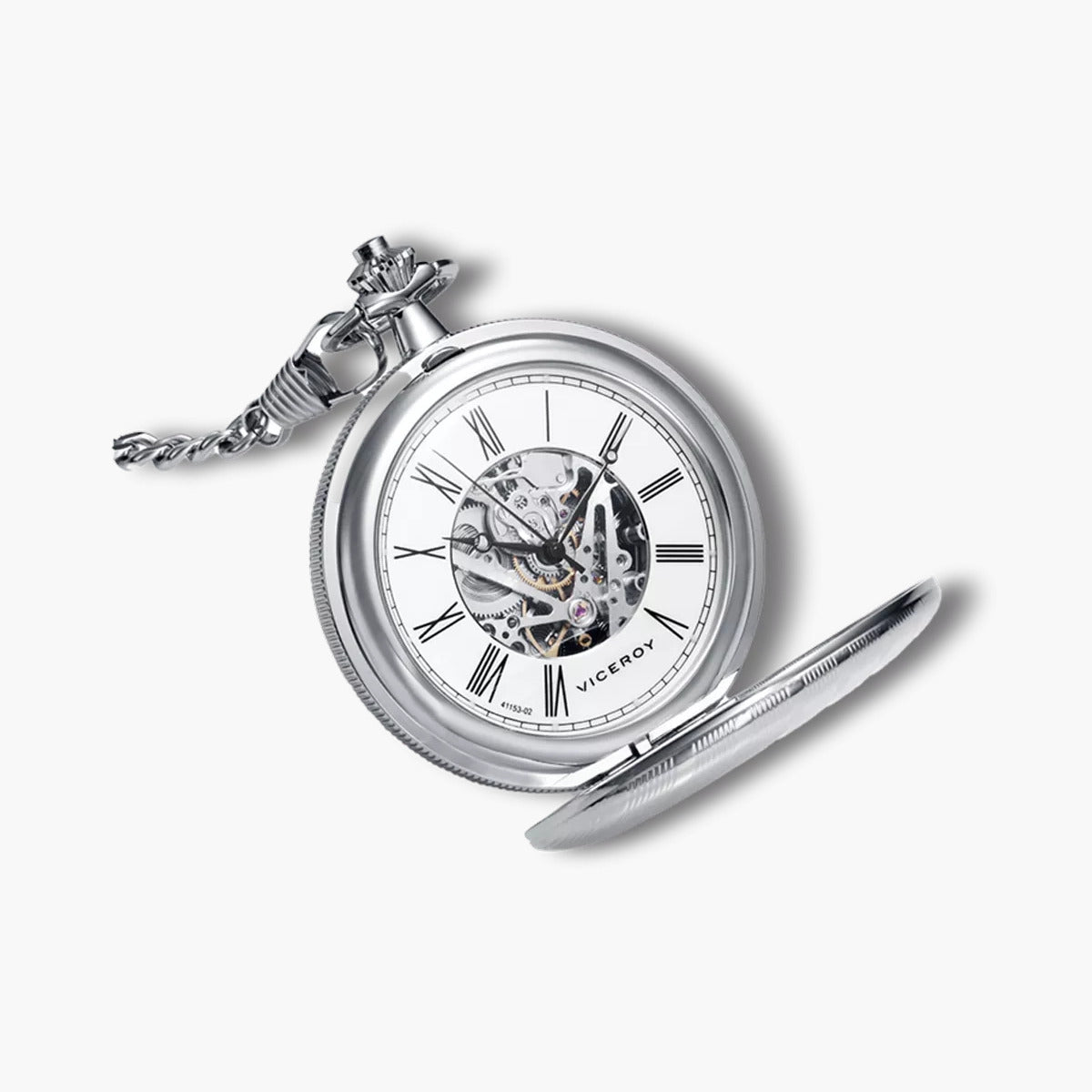 Reloj Viceroy Pocket 41153-02 mecánico acero