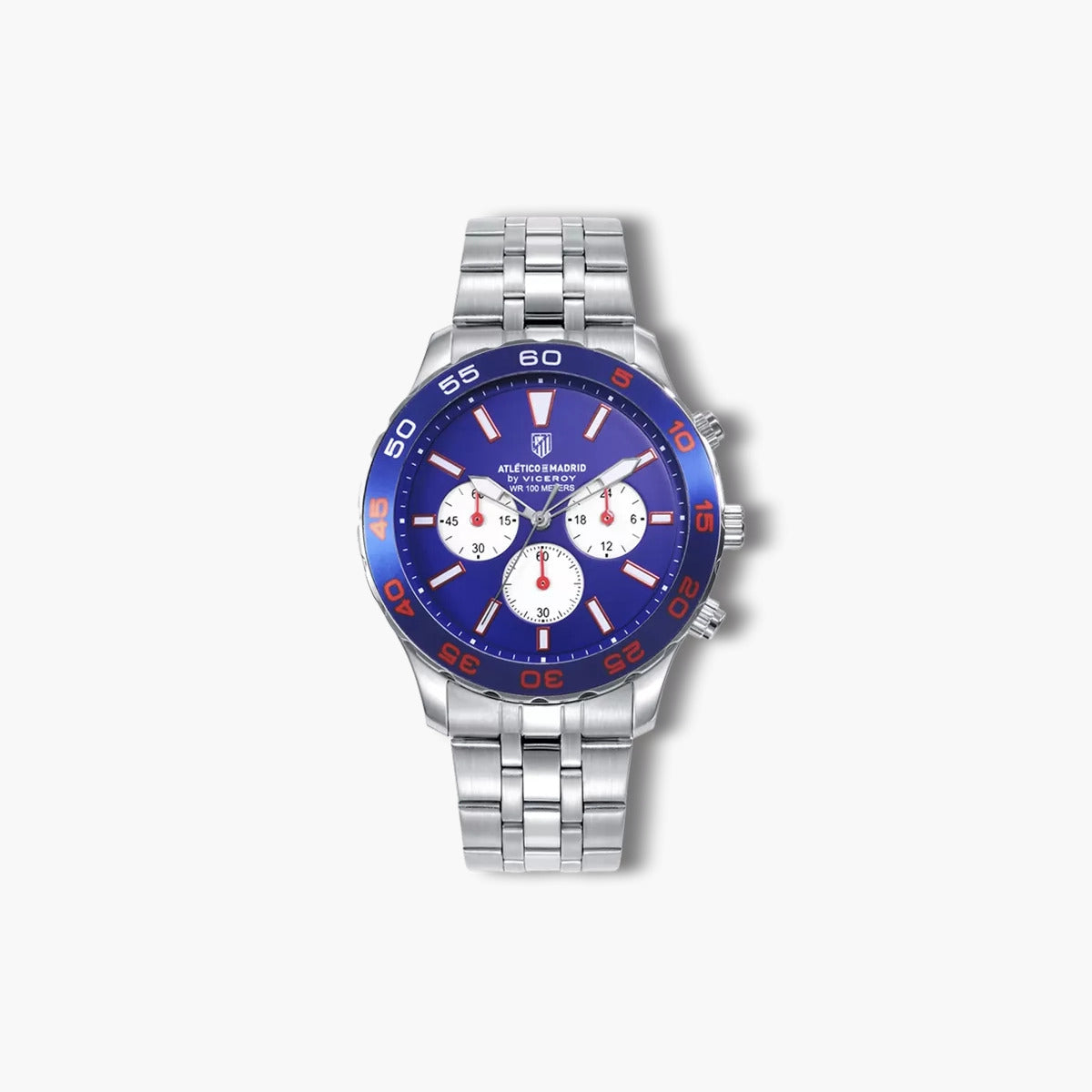 Reloj Viceroy Atlético de Madrid 41157-36 acero esfera azul y blanca