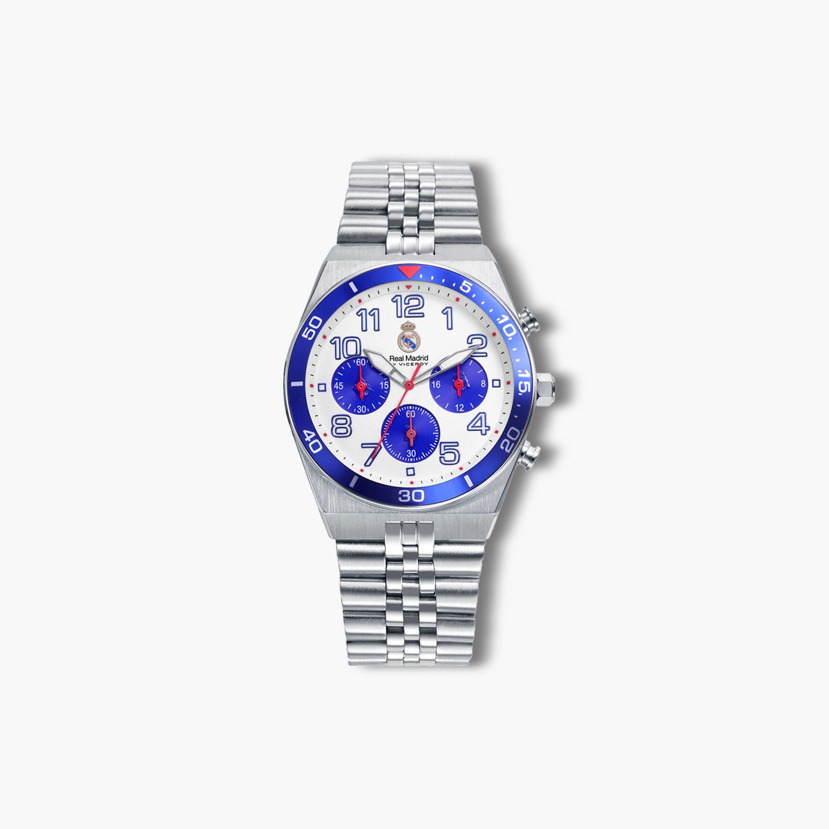 Reloj Viceroy Real Madrid 41171-05 acero esfera blanca y azul
