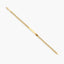 Pulsera esclava de oro 18K barbada 21 cm
