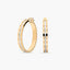 Pendientes de aro de oro bicolor 18K 30 mm MONTE CARLO