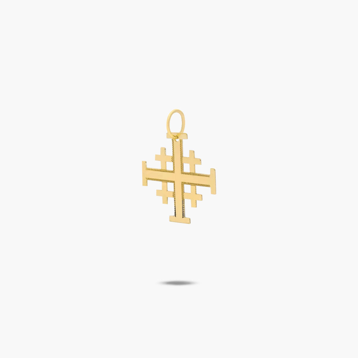 Cruz de Jerusalén de oro 18K