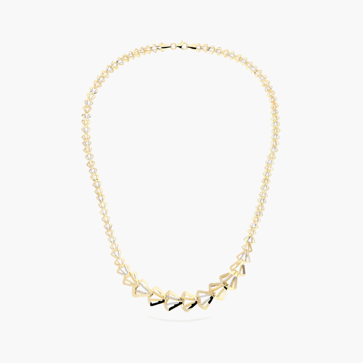 Gargantilla de oro bicolor 18K 43 cm CINCINNATI