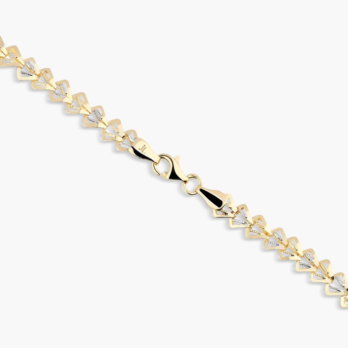 Gargantilla de oro bicolor 18K 43 cm CINCINNATI