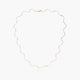 Gargantilla onda de oro 18K 42-45 cm