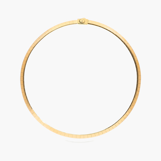 Gargantilla omega de oro 18K 42 cm