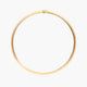 Gargantilla omega de oro 18K 42 cm