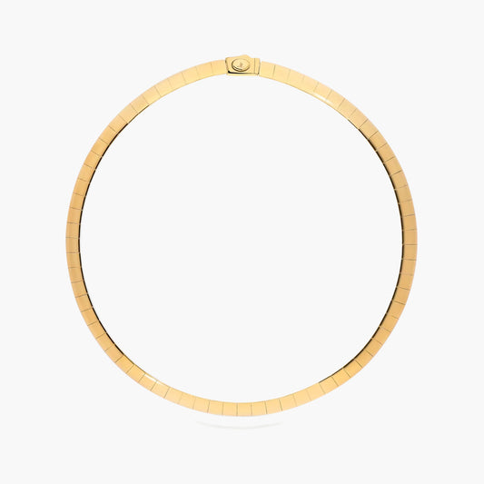 Gargantilla omega de oro 18K 42 cm