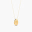 Collar gota de oro 18K 14 mm