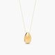 Collar gota de oro 18K 14 mm