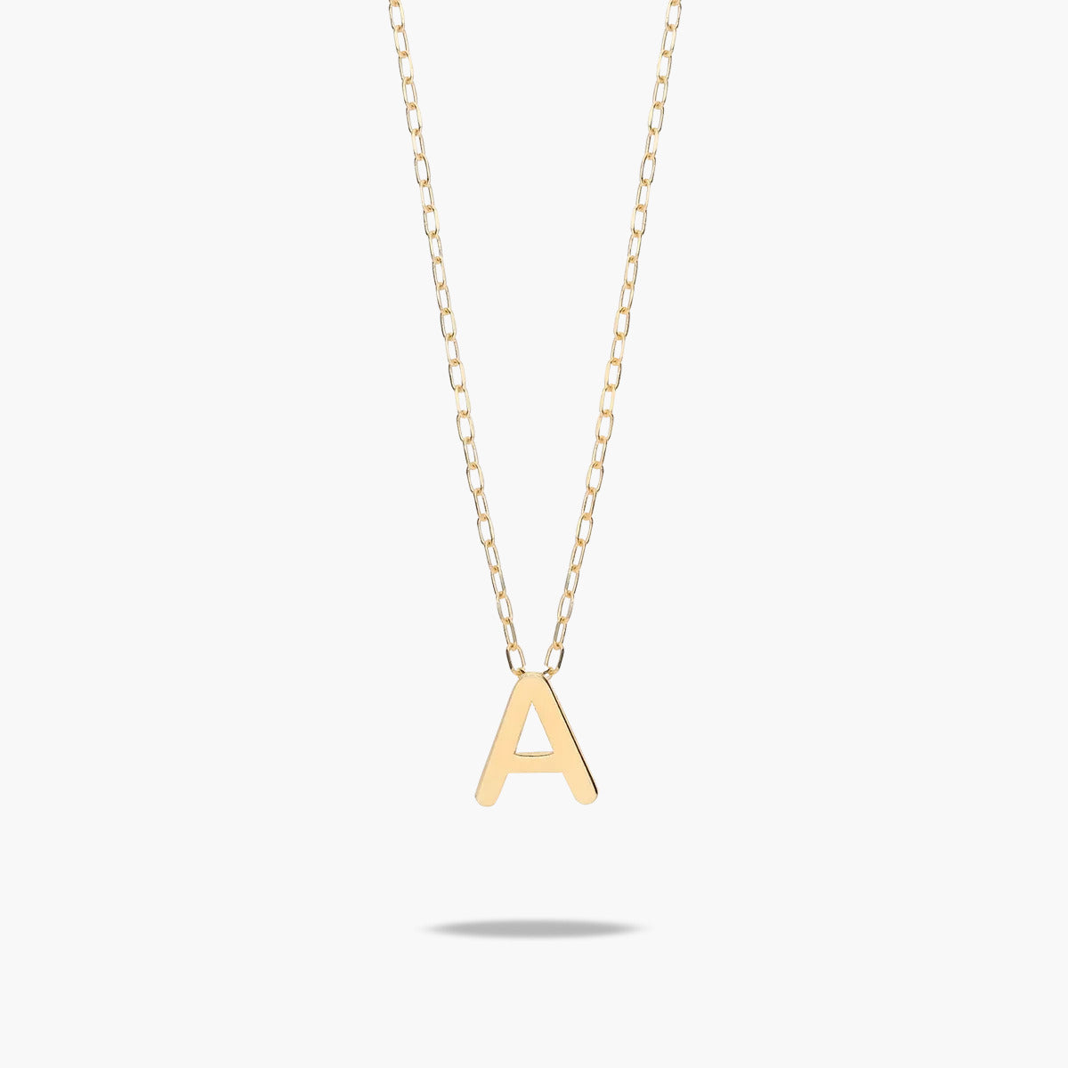 Collar de oro 18K A MY LETTER