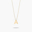 Collar de oro 18K A MY LETTER