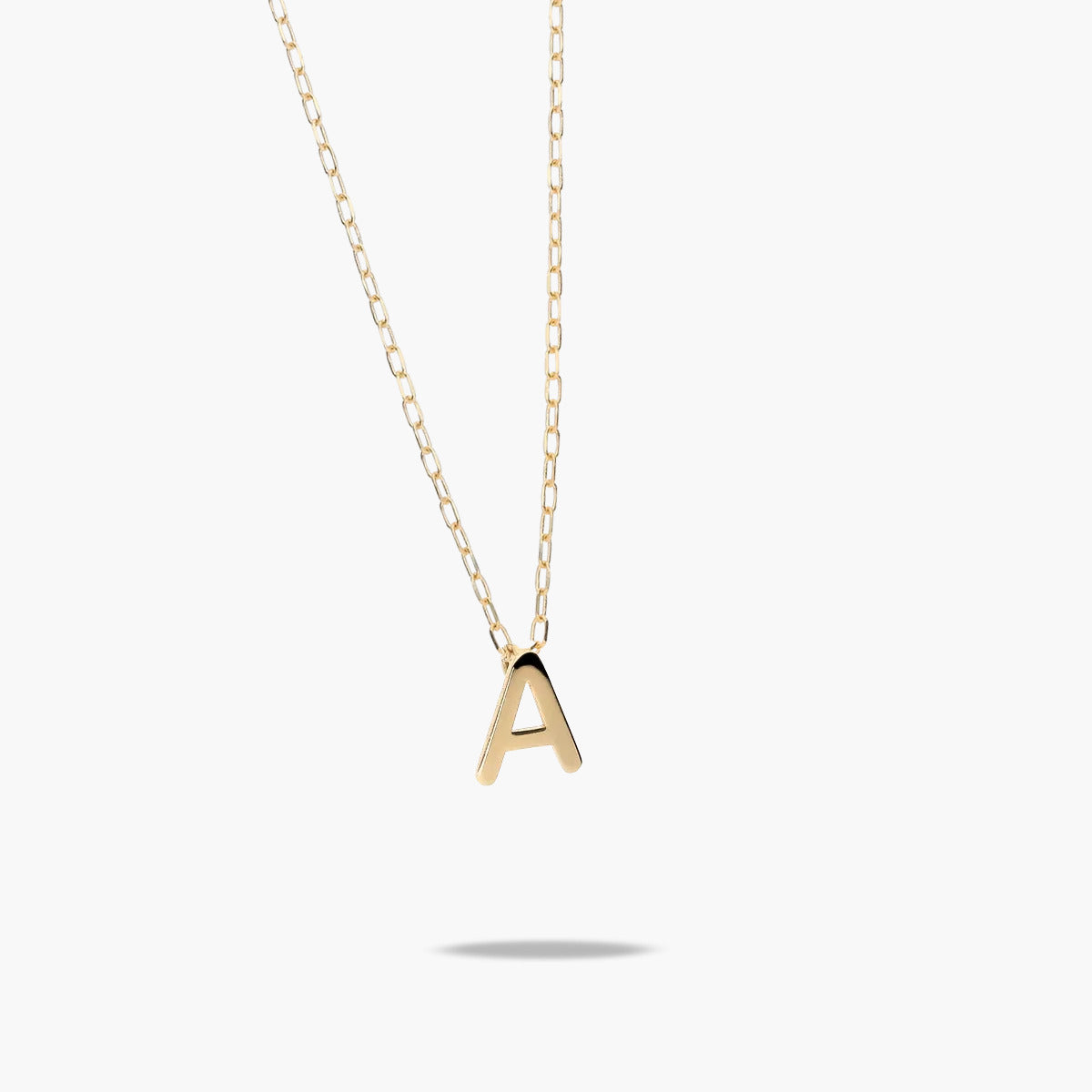 Collar de oro 18K A MY LETTER