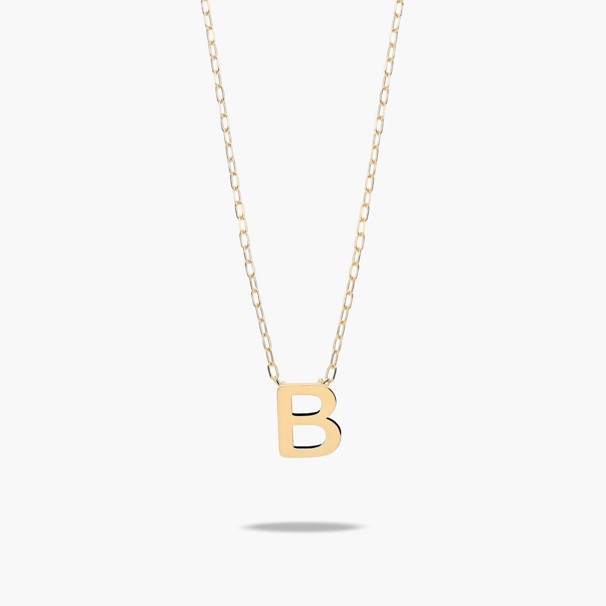 Collar de oro 18K B MY LETTER