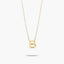 Collar de oro 18K B MY LETTER