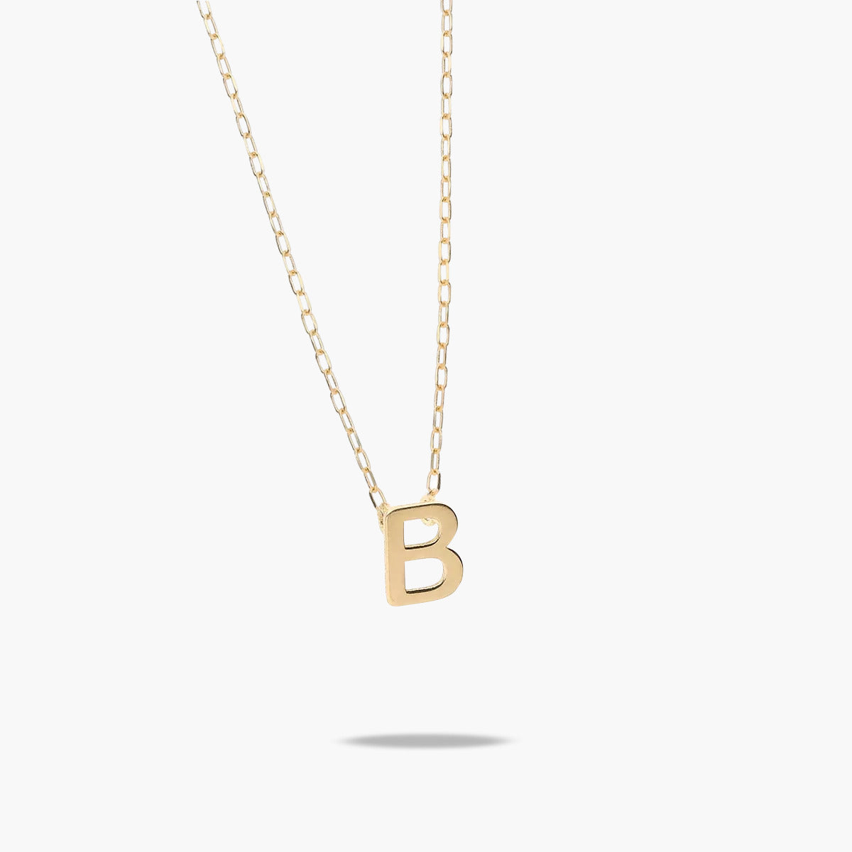 Collar de oro 18K B MY LETTER