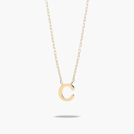 Collar de oro 18K C MY LETTER