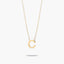 Collar de oro 18K C MY LETTER