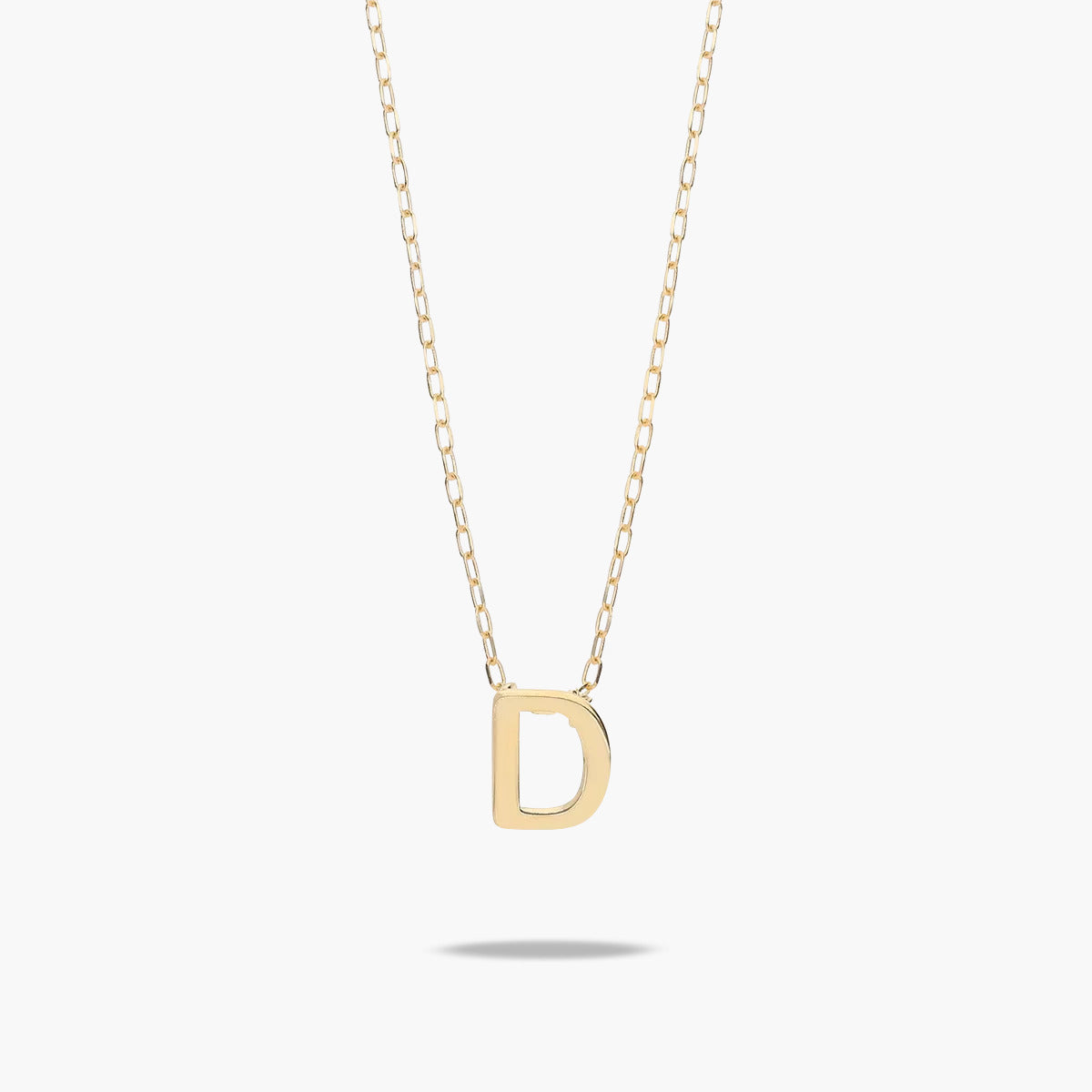 Collar de oro 18K D MY LETTER
