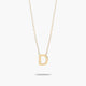 Collar de oro 18K D MY LETTER