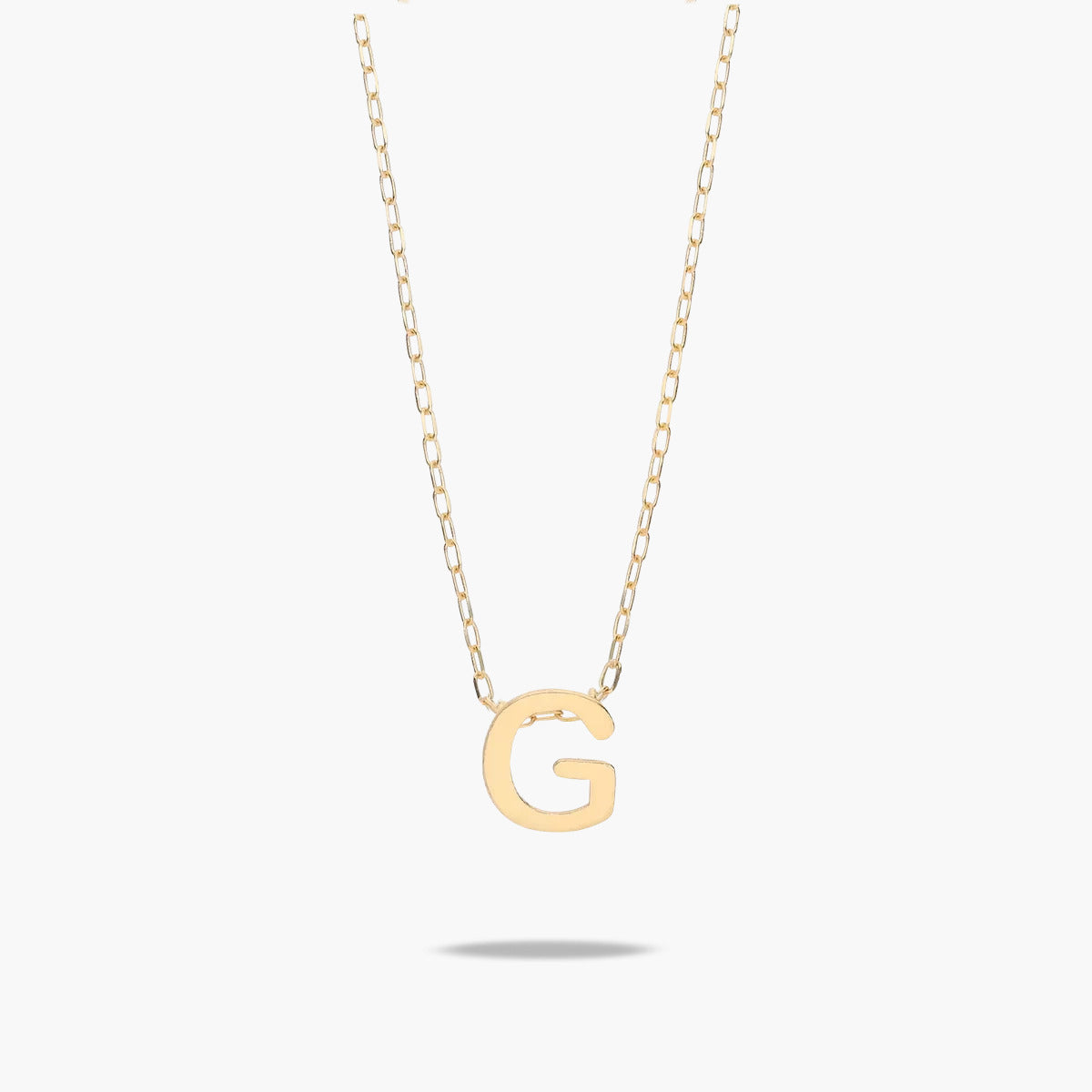 Collar de oro 18K G MY LETTER