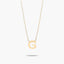 Collar de oro 18K G MY LETTER