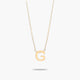 Collar de oro 18K G MY LETTER