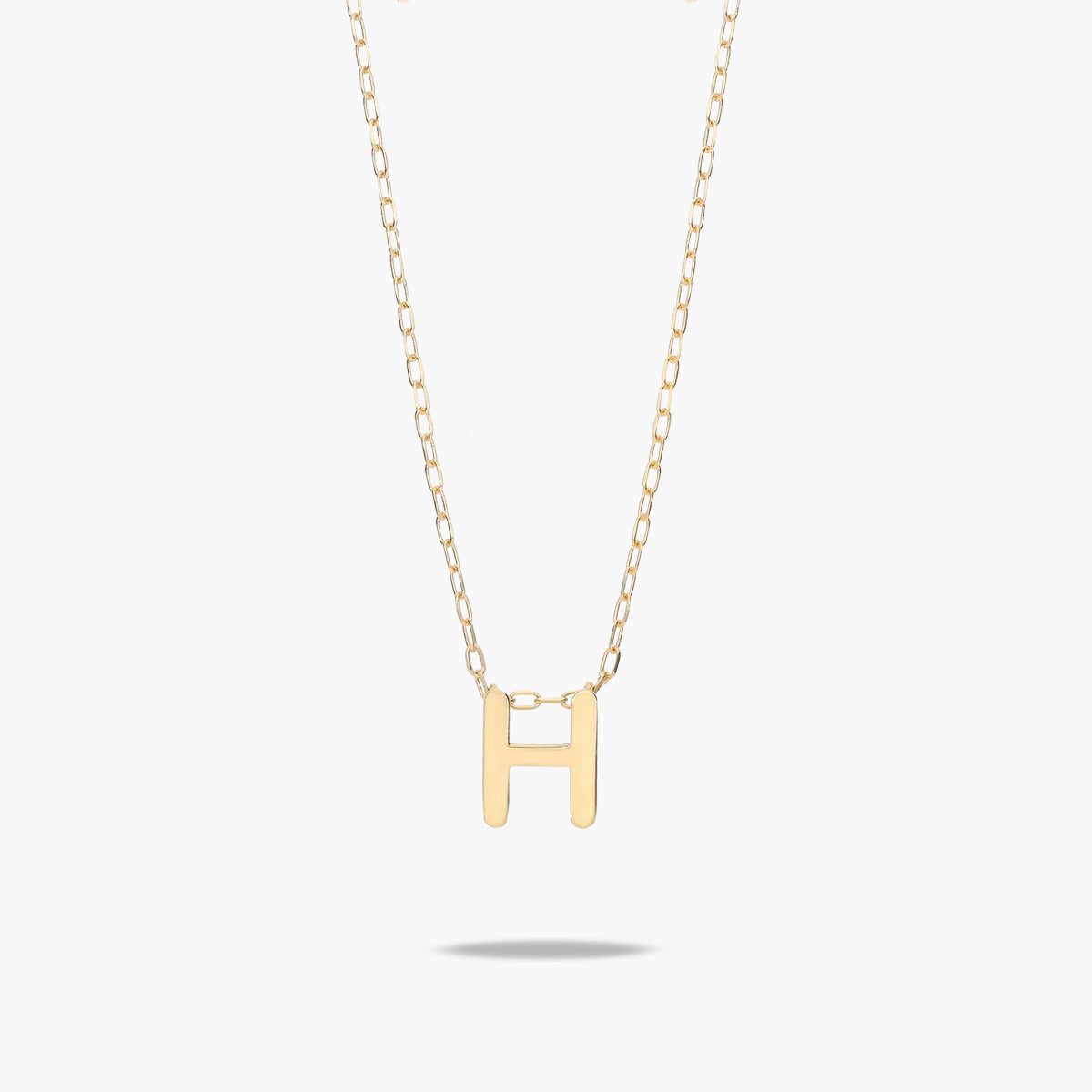 Collar de oro 18K H MY LETTER