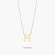 Collar de oro 18K H MY LETTER