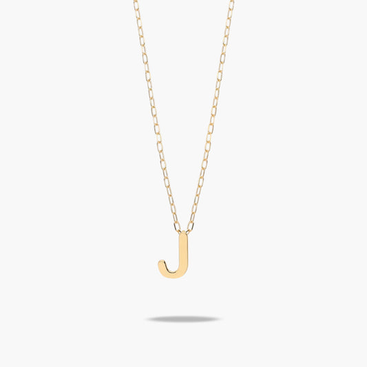 Collar de oro 18K J MY LETTER