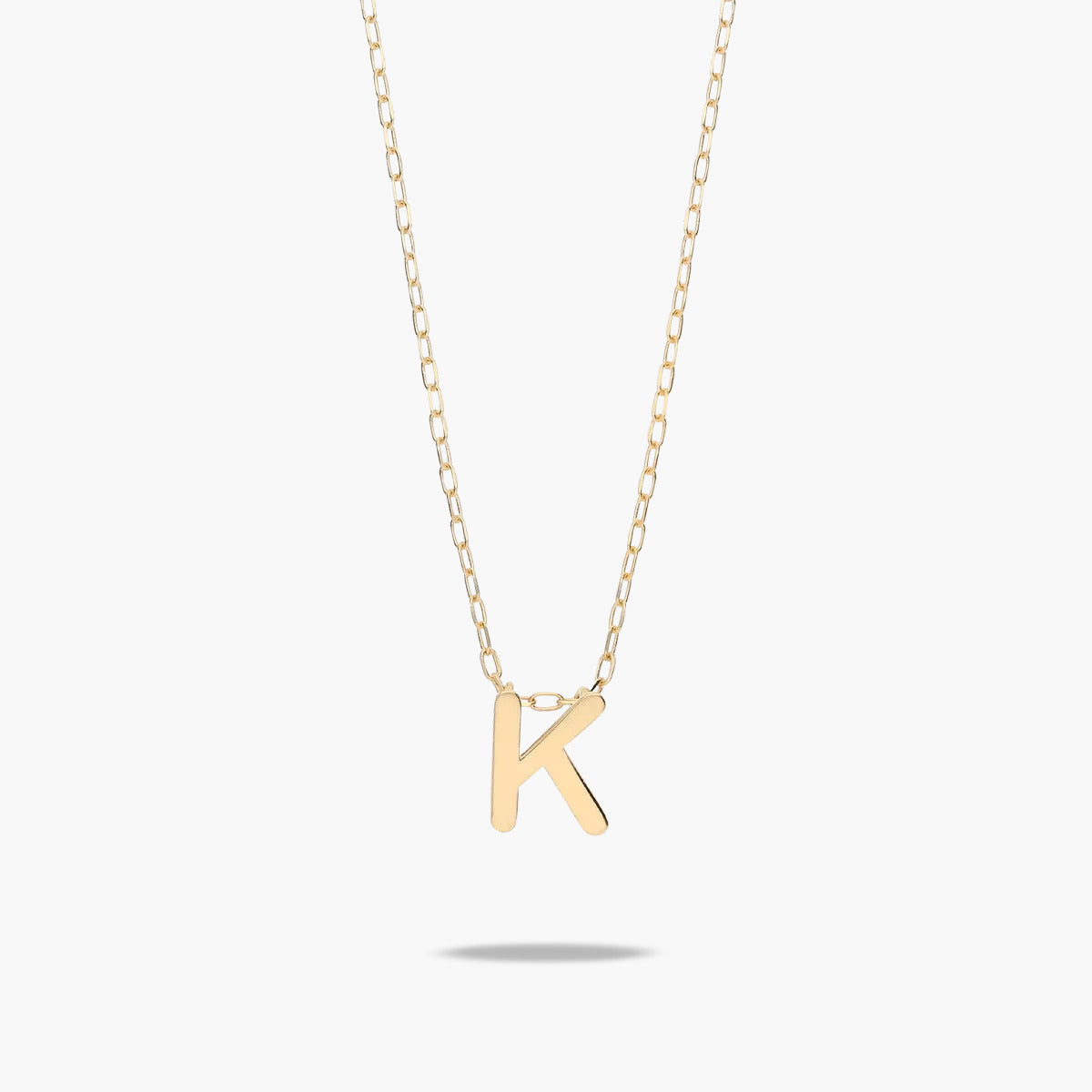 Collar de oro 18K K MY LETTER