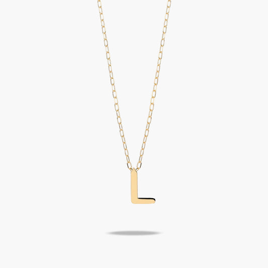 Collar de oro 18K L MY LETTER