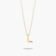 Collar de oro 18K L MY LETTER