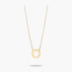 Collar de oro 18K O MY LETTER