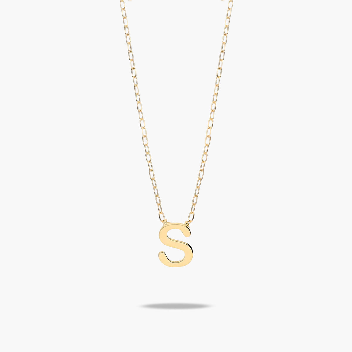 Collar de oro 18K S MY LETTER