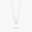 Collar de oro 18K S MY LETTER